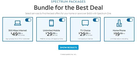 spectrum internet deals